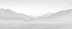 Tapete Annecy und sein friedlicher See in Schwarz-Weiß