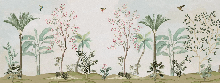 Papier peint chinoiserie jungle - Muralconcept