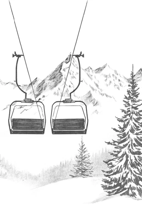 Papier peint immersion Alpine - Muralconcept