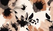 Hypnotische Blumentapete