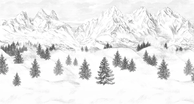 Papier peint Aiguilles d'Arves - Muralconcept