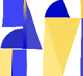 Papier peint Memphis style majorelle - Muralconcept
