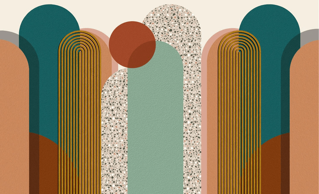 Tapete im trendigen Pop-Art-Design