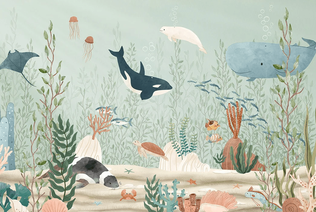 Tapete Baby Meereswelt
