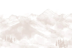 Papier peint panoramique Aravis beige, XXL, tendance