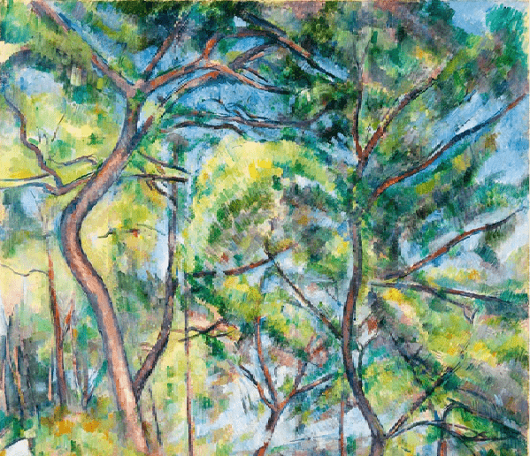 Tapete Kiefernwald - Paul Cézanne