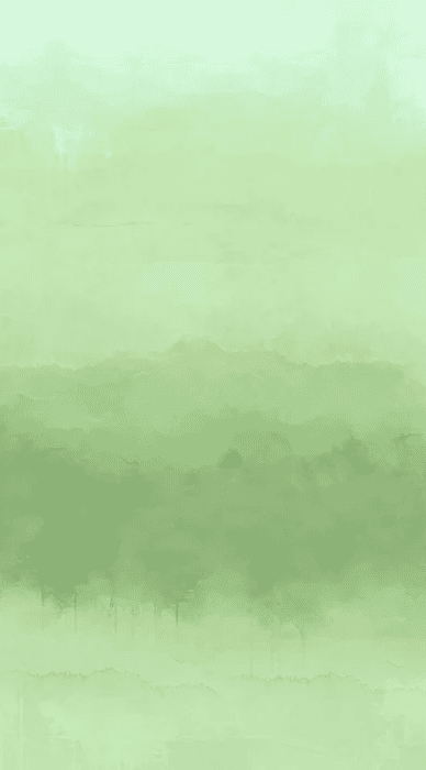 Papier peint panoramique dégradé vert - Muralconcept