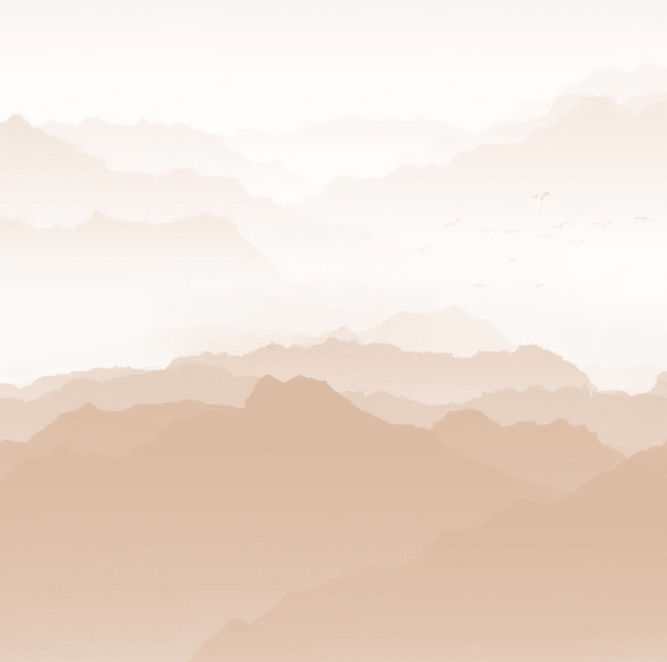 Papier peint montagne velours beige - Muralconcept