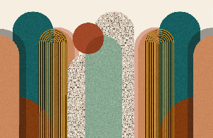 Tapete im trendigen Pop-Art-Design