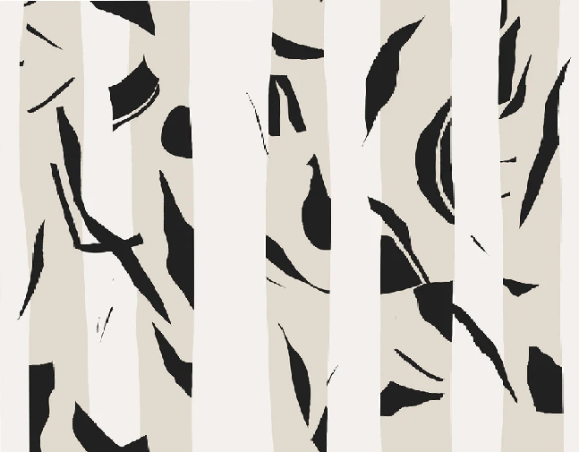 Papier peint rayure bichrome, XXL, tendance