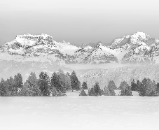 Papier peint photo - La Tournette et au delà, XXL, tendance