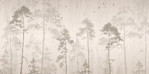 Papier peint Forêt automnale, XXL, tendance