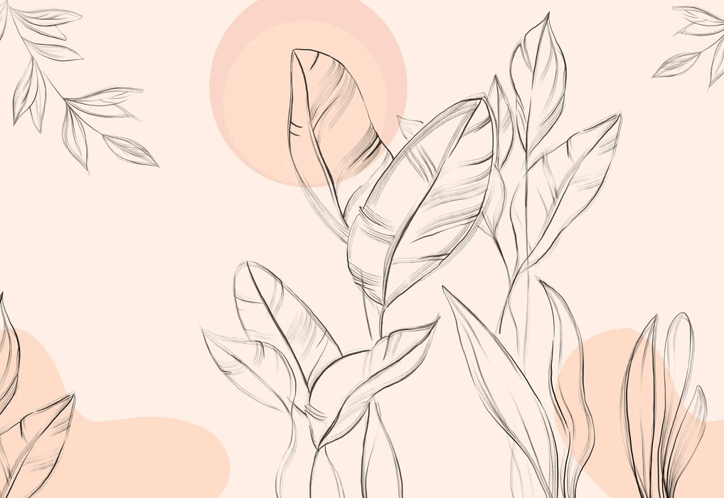 Papier peint gracieuse flore - Muralconcept