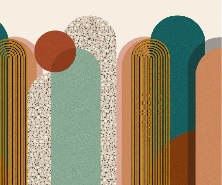 Tapete im trendigen Pop-Art-Design