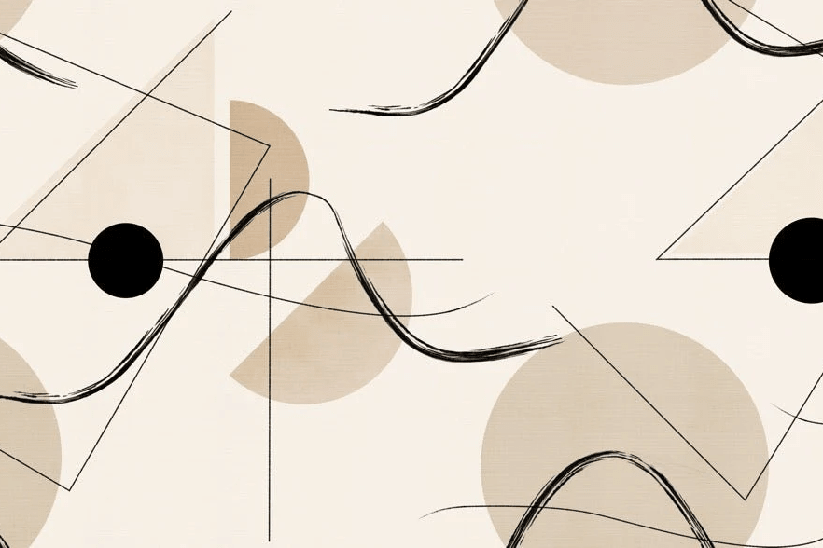 Papier peint motif graphique bold - Muralconcept
