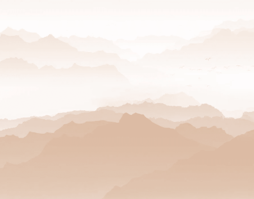 Papier peint montagne velours beige - Muralconcept
