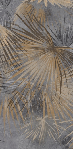 Panoramic palm vintage wallpaper - Muralconcept