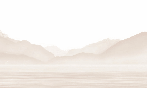 Papier peint Annecy et son lac paisible beige - Muralconcept