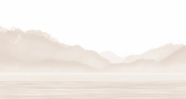 Tapete Annecy und sein friedlicher See Beige