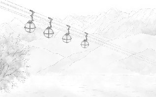 Papier peint panoramique - Bulle alpine - Muralconcept