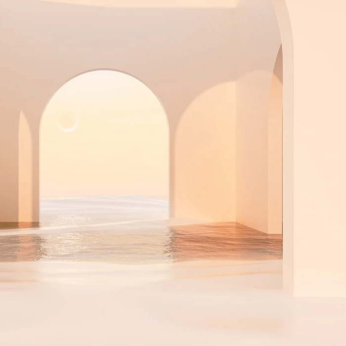 Papier peint panoramique design sunset arch - Muralconcept