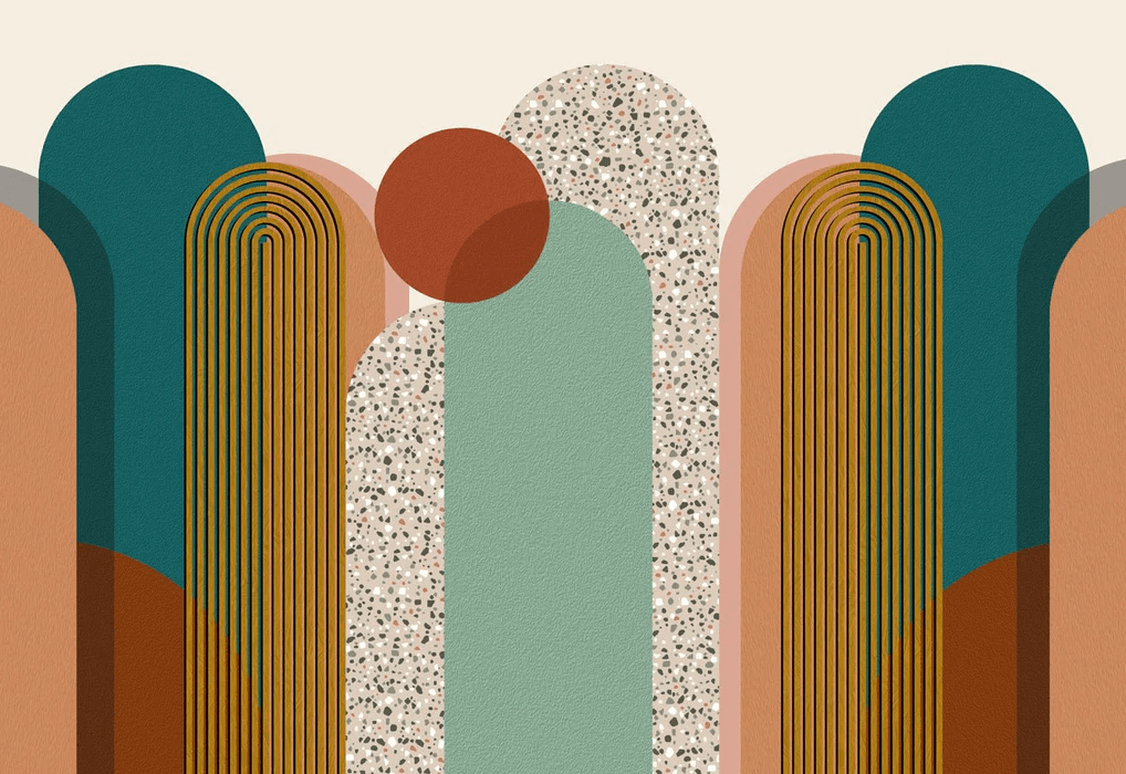 Tapete im trendigen Pop-Art-Design