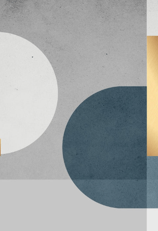 Papier peint ciment graphique - Muralconcept