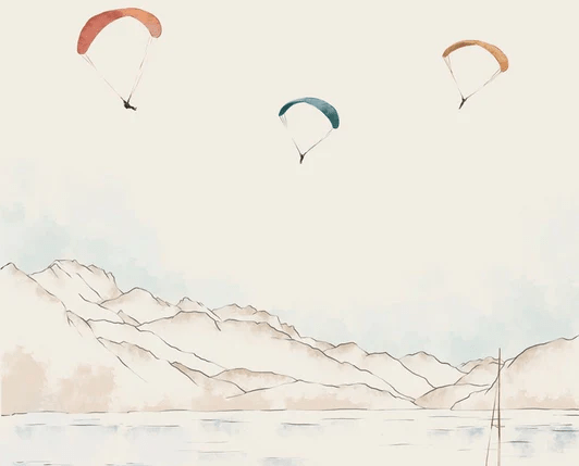 Papier peint Annecy, cimes & art - Muralconcept