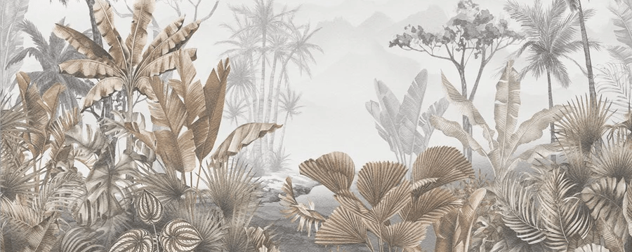 Tapete Trend Tropical Sepia - Muralconcept