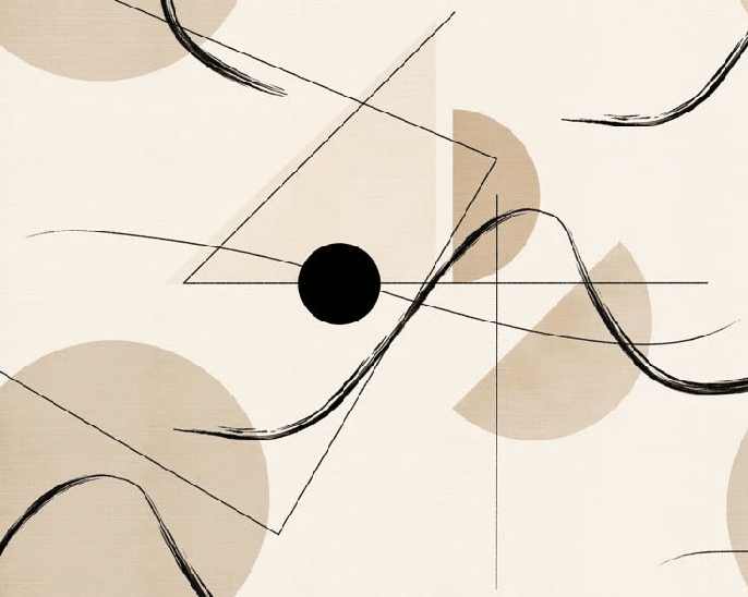 Papier peint motif graphique bold - Muralconcept