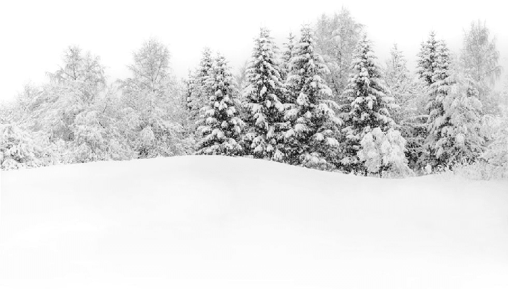 Papier peint panoramique évasion hivernale - Muralconcept
