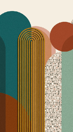 Tapete Art Pop Deco Grafik Trend