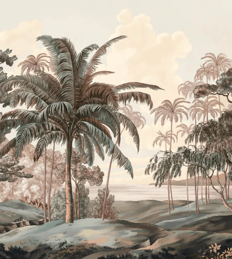 Papier peint paysage Célèbes terra - Muralconcept