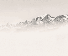 Papier peint Mont Blanc dans la brume sépia - Muralconcept