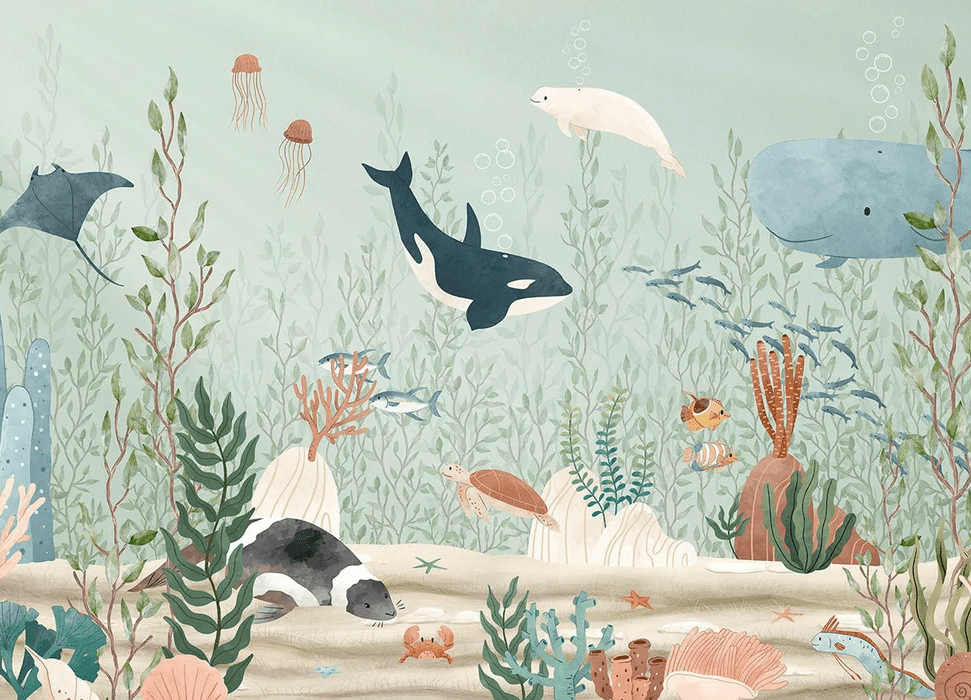 Tapete Baby Meereswelt