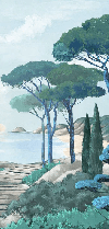 Papier peint balade dans les calanques - Muralconcept