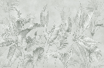 Papier peint élégante jungle sauge - Muralconcept