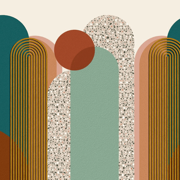 Tapete im trendigen Pop-Art-Design