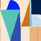 Papier peint Memphis style vibrant - Muralconcept