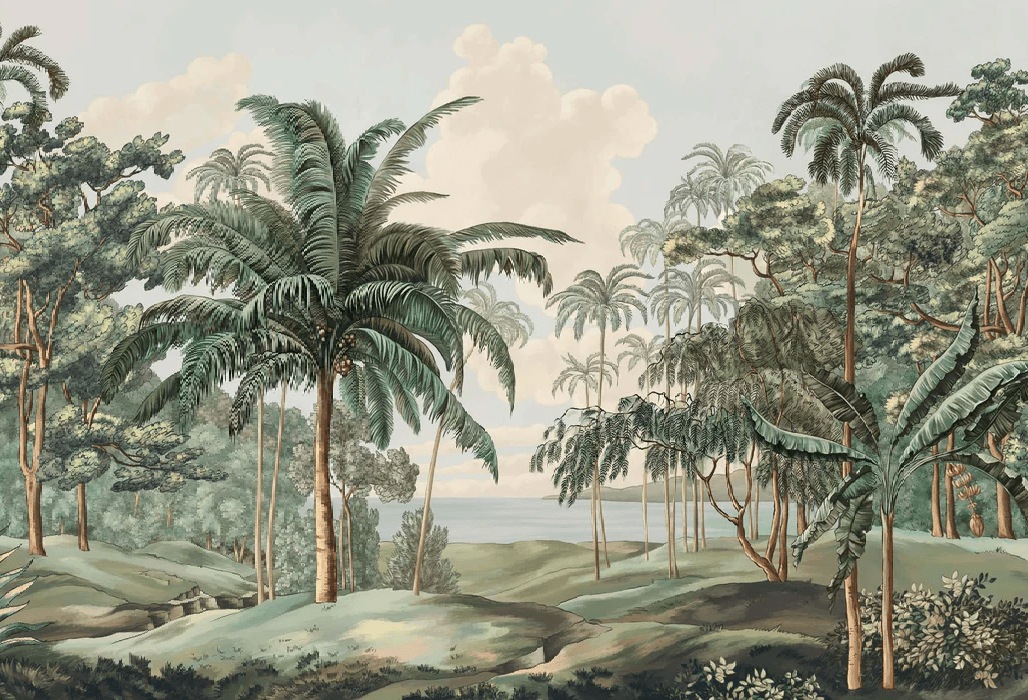 Papier peint paysage Célèbes, XXL, tendance