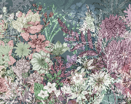 Papier peint panoramique flower dream