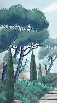Papier peint balade dans les calanques - Muralconcept