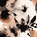 Papier peint fleur hypnotique - Muralconcept