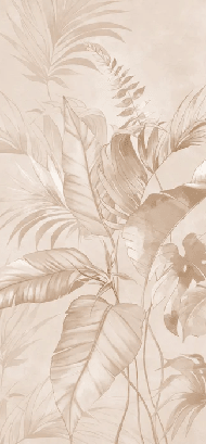 Papier peint élégante jungle poudrée - Muralconcept