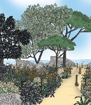 Papier peint paysage France bord de mer, XXL, tendance