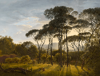 Papier peint paysage historique italien - Muralconcept