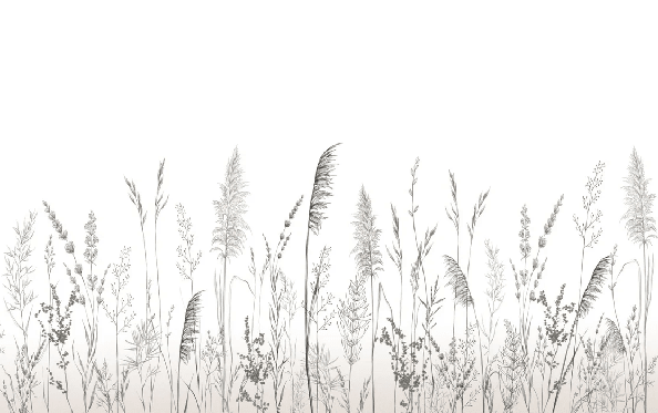 Poetische Tapete Pampa - Muralconcept