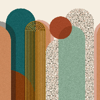 Tapete im trendigen Pop-Art-Design