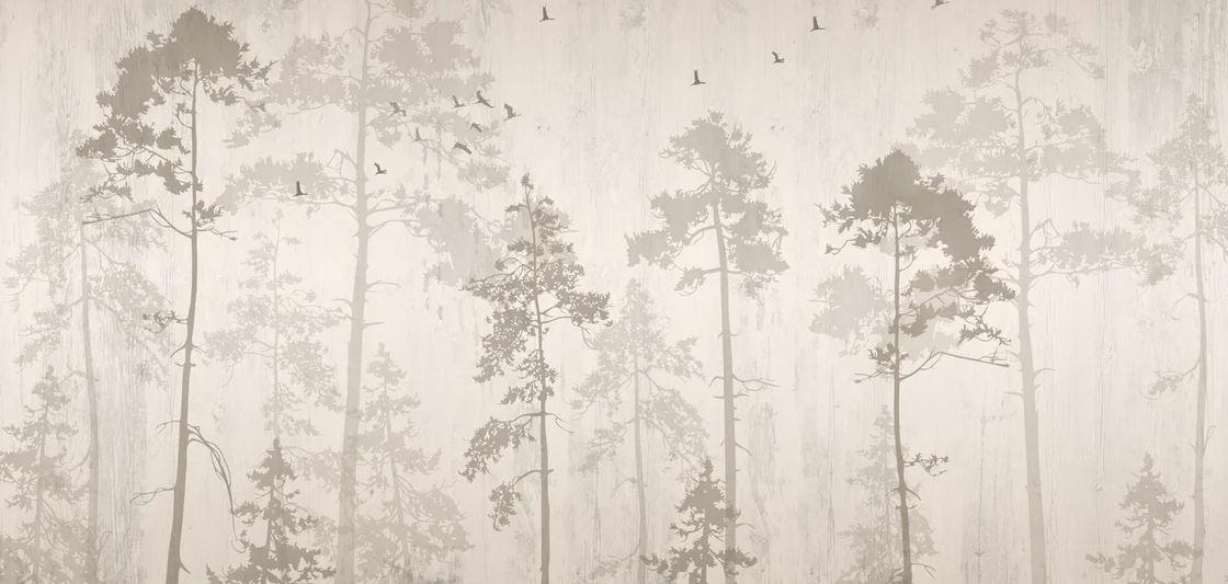 Papier peint Forêt automnale, XXL, tendance
