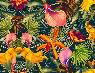 Papier peint panoramique Orange Tropical - Muralconcept